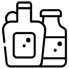 Obraz premium Syrup Bottle 