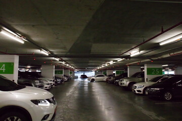 Car Park Guidance System light signal.