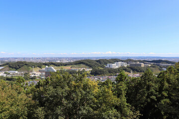 Fototapeta na wymiar 七沢森林公園からの眺望（神奈川県厚木市） 