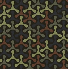 Texture military camouflage seamless pattern. Abstract army vector illustration