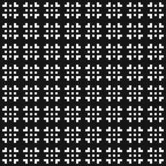 Abstract Cross Pattern Dots Logo generative computational art illustration