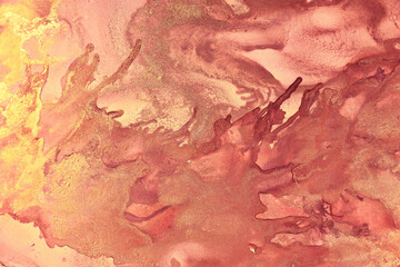 Fluid Art .Modern Abstract colorful background, wallpaper. Mixing acrylic paints. Marble texture. Alcohol ink colors  translucent