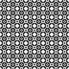 Fototapeta premium Abstract Cross Pattern Dots Logo generative computational art illustration