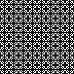 Fototapeta premium Abstract Cross Pattern Dots Logo generative computational art illustration