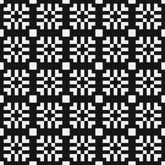 Fototapeta premium Abstract Cross Pattern Dots Logo generative computational art illustration