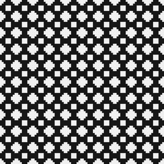 Fototapeta premium Abstract Cross Pattern Dots Logo generative computational art illustration