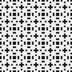 Fototapeta premium Abstract Cross Pattern Dots Logo generative computational art illustration