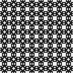 Fototapeta premium Abstract Cross Pattern Dots Logo generative computational art illustration