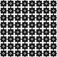 Abstract Cross Pattern Dots Logo generative computational art illustration