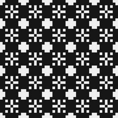 Abstract Cross Pattern Dots Logo generative computational art illustration