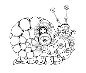 Contour mechanical snail