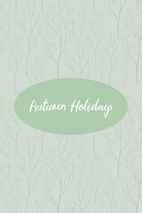 Autumn Holiday Card