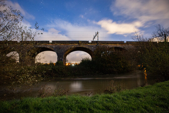 bridge over the river