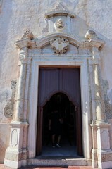 Fototapeta na wymiar Taormina - Entrata della Chiesa di San Giuseppe