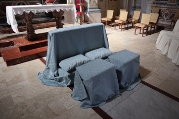 Taormina - Allestimento per un matrimonio nella Chiesa di San Giuseppe