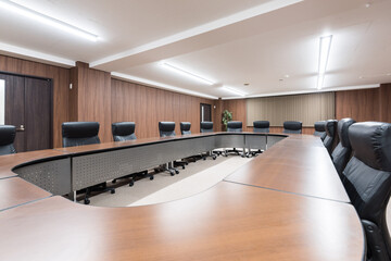 無人の会議室　会議イメージ