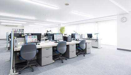 無人のビジネスオフィス