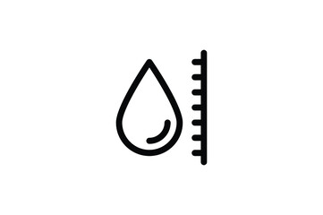 Printing Outline Icon - Ink Level