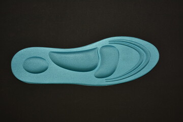 Blue Memory Foam  Shoe Insoles 