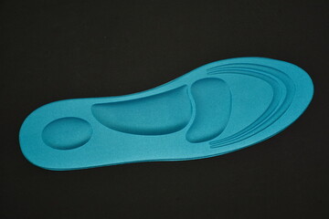 Blue Memory Foam  Shoe Insoles 