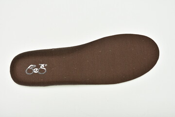 Brown  Shoe Insoles on white background