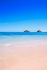 Fototapeta na wymiar Lanikai beach, Kailua, Oahu, Hawaii 