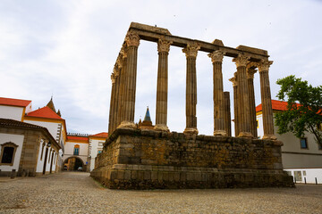 Roman temple of Evora, Portugal