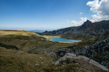 Fototapeta na wymiar Rila mountain and its lakes