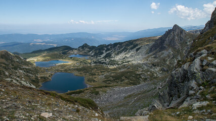 Fototapeta na wymiar Rila mountain and its lakes