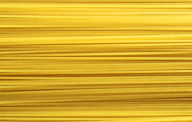 close up of  spaghetti uncooked