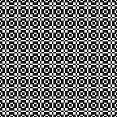 Fototapeta premium Abstract Cross Pattern Dots Logo generative computational art illustration