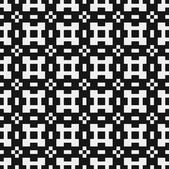 Fototapeta premium Abstract Cross Pattern Dots Logo generative computational art illustration