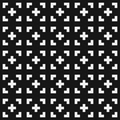 Abstract Cross Pattern Dots Logo generative computational art illustration