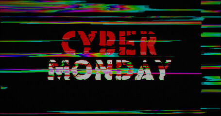 Cyber monday modern glitch