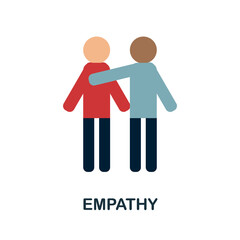 Empathy icon. Simple element from core values collection. Creative Empathy icon for web design, templates, infographics and more