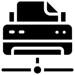 
Web server connected to the internet symbolising shared web hosting, 
