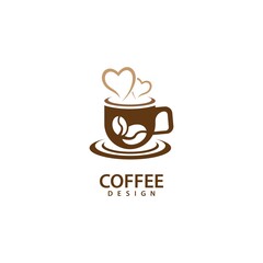 Coffee love logo images