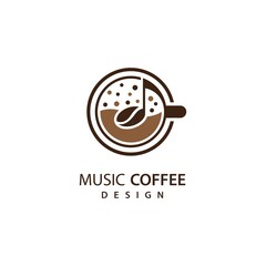 Music coffee logo images