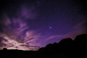 Starry Milky Way, Oahu, Hawaii