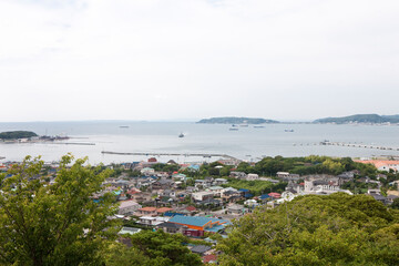 館山城から見た館山市街