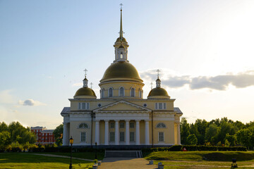 Fototapeta na wymiar Spaso-Preobrazhensky Cathedral. The city of Nevyansk