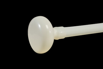 curtain accessories on isolated background.