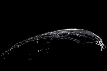 飛び跳ねる水の瞬間