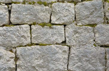 Big stone wall texture and background