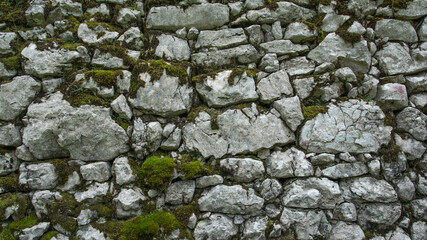 Big stone wall texture and background