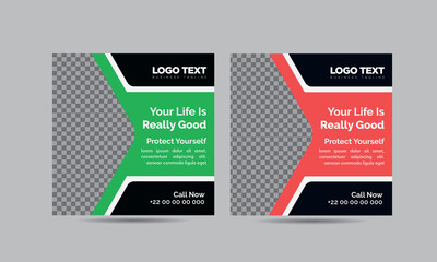 Medical Social Media Banner Designs & Templates

template details:
Easy Customization and Editable
2 Color Versions
Full  Vector Eps. File