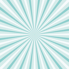 Beautiful blue pastel sunburst. Commercial vector backdrop.