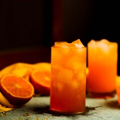 glass of orange juice