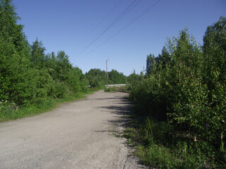road in the countryside