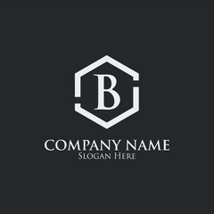 Letter logo template. inital logo. monogram company logo template